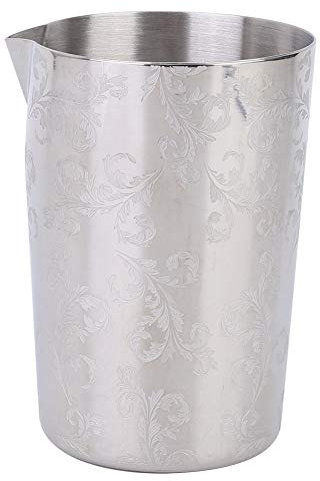 EALRIDV Cocktail Messbecher, Edelstahl 500ml, vielseitiger Messbecher für Cocktails, Jigger, und Bar Zubehör Messbecher Set, für Bars, Kaffeehäuser, und Hotels