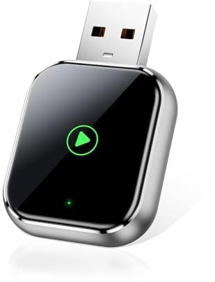 TKHIN CarPlay Wireless for iPhone - Car Play Wireless Dongle for Factory Wired CarPlay to Wireless 5GHz WiFi Car Connection for Cars After 2016 (Only for iPhone)