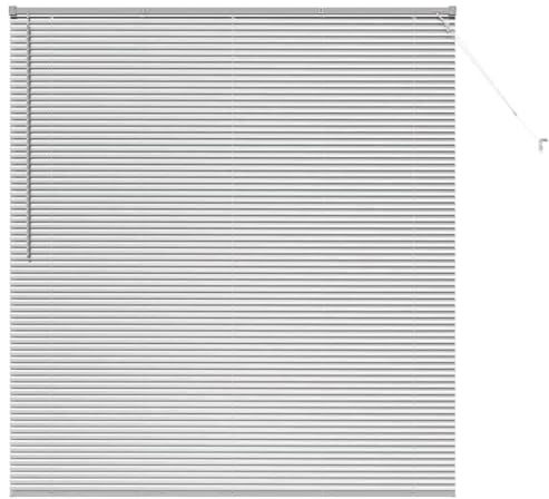 vidaXL Venezianische Jalousien Silber 175 x 160 cm Aluminium