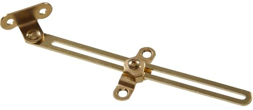 Bisagra de soporte de tapa, armario de hierro, puertas de muebles de armario, bisagra de elevación, montaje universal con revestimiento antioxidante galvanizado (dorado)