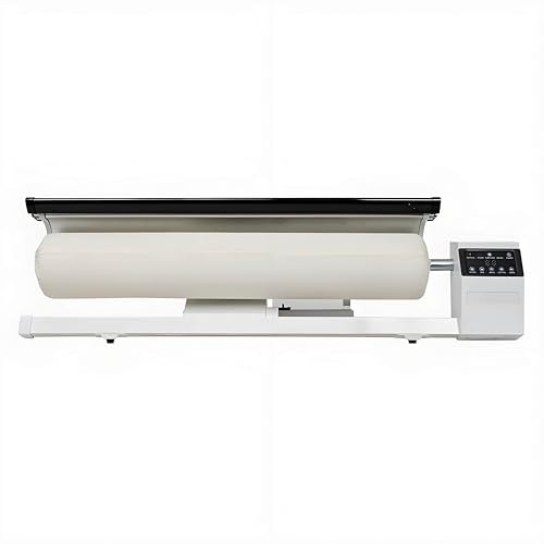 XDLYWUZIQ 90CM Rotary Roller Iron Steam Press-Hotel Linen Ironing Machine with Foot Pedal Control+Continuous Steam for Commercial and Home Usage.