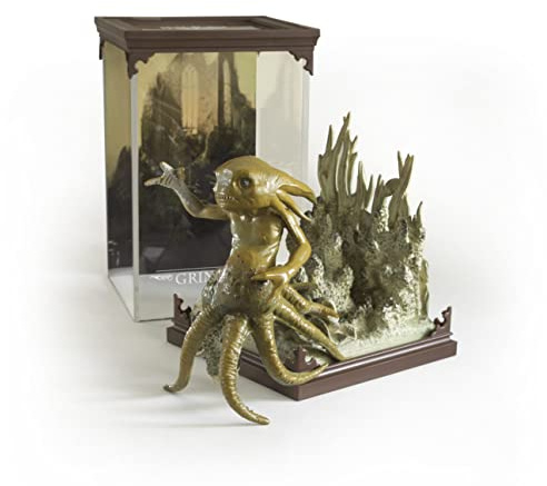 The Noble Collection – Magical Creatures Grindylow – handmålad magisk varelse #18 – officiellt licensierad 18,5 cm (7 tum) Harry Potter-leksaker samlarfigurer – för barn och vuxna
