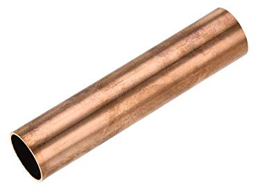 sourcing map 100mm Länge Kupferrohr 22mm Außendurchmesser, Nahtlose Gerades Rohr 1mm Wandstärke, Kupfer Rundrohr für Industrie Bauwesen Garten Haushalt Bastelarbeiten Dekoration