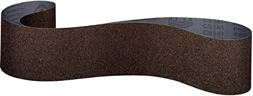 Klingspor CS 341 X Schleifband/Schleifbänder wasserfest | 100 x 800 | 15 Stück | Körnung/Korn: 320 (15 Bänder)