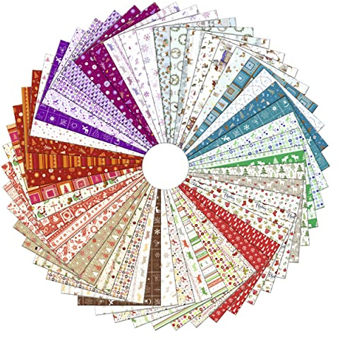 Ursus 11514699 - Fotokarton Design Weihnachten, 100 Bogen mit 50 weihnachtlichen Motiven, ca. 29,7 x 21 cm groß, 300 g/qm, durchgefärbt, einseitig veredelt mit Glanzlack