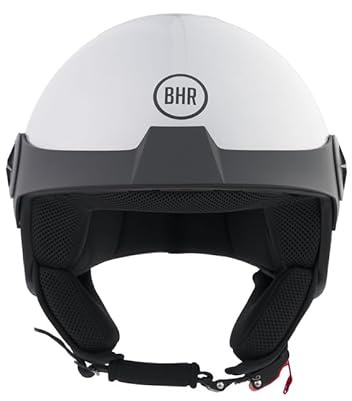 BHR Casco Demi-Jet, Casco Scooter 833 PEAK | Omologato ECE 22.06, Leggero e Compatto, Peso e Dimensioni ridotte e Design Minimal per la Massima Funzionalità, Uomo e Donna