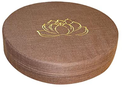 Colcolo Yogakissen Meditationskissen Meditationsmatte Tibetisches, Rund Waschbarer Bezug Yoga Sitzkissen, 40 cm x 10 cm