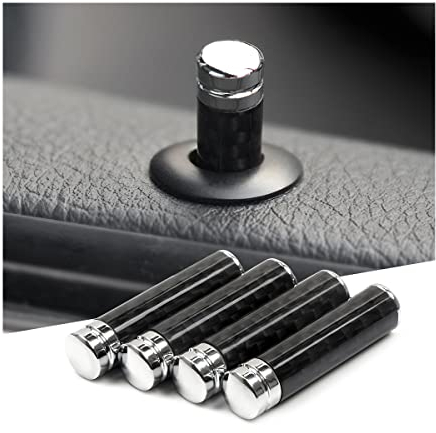 CGEAMDY Auto Türverriegelungsknopf - 4 Stück Türverriegelungsstift Abdeckung für Türschloss Stift, Door Lock Bolt Pin für SUV