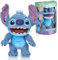 WOW! STUFF Disney Chatty Stitch Deluxe , Puppetronic Stitch , Puppet Animatronic, Over 50 Action and Sound Combinations , 30cm/12inches Height , Ages 6 to Adult, Blue