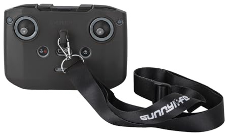Contrôleur de drone Housse Coque en silicone pour DJI NEO/Mini4Pro,RC-N3/2/1 Housse de protection avec lanière,Drone Télécommande Accessoires (Noir)