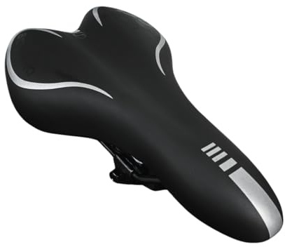 Fahrradsattel aus Memory-Schaum, wasserdicht, dick gepolstert, weich gepolstert, Sattel für Herren und Damen, atmungsaktiv, ergonomisch für Rennrad, Citybike, Mountainbike