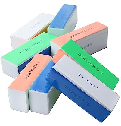 Beaupretty 20pezzi Unghie in Blocchi Leviganti Per Manicure Strumenti Da Salone Per Bellezza Per Unghie Naturali e Finte Per Levigatura e Lucidatura