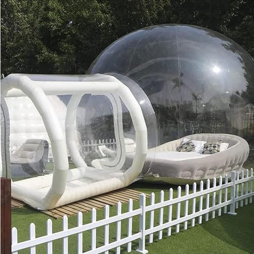 Tenda a bolle gonfiabile, tenda a cupola trasparente, tenda da campeggio, tenda portatile grande, tenda antipioggia, tenda da campeggio per interni ed esterni, tenda a forma di stella per giardini s