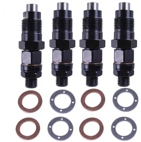 4 inyectores de combustible diésel 16600-63G21 1660063G21 Compatible Con Nissan Navara 2.5 TD QD32 D22 3.2L 2003-2010 PICK UP 2.5 D 1988-2005