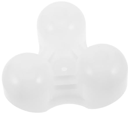 DEARMAMY Cabezal de Masaje para Silla de Masaje Repuesto de Rodillo Giratorio de Plástico Triple Bola Ajustable Fácil Instalación para Reparación y Confort el Respaldo