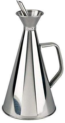 EM Home oliera con tappo versatore antigoccia in acciaio inossidabile 250 ML