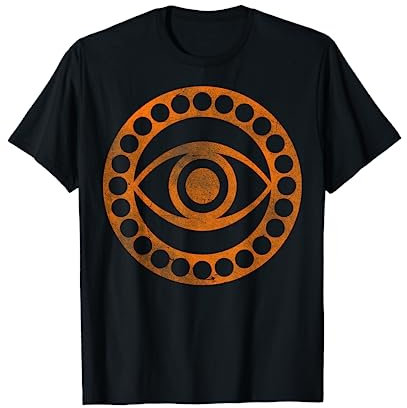 Camiseta Extra?o para Mujer con Logo Extra?o en Tono Naranja Heather Dark Heather