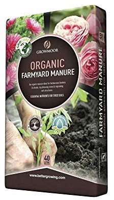 GROWMOOR Organic Farmyard Manure 40L