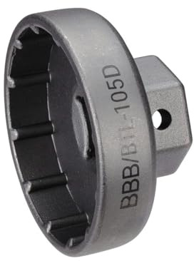 BBB BTL-105D Tretlager-Werkzeug, grau, Einheitsgröße, Halterungsstecker, Dub 1/2 Zoll Buchse