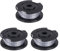 SRunDe 3 Stück Fadenspule EasyGrassCut 1,6 mm x 4 m Trimmerspule Rasenmäher für Rasentrimmer EasyGrassCut Nylon Ersatzspule 18/18-230/18-260/18-26/23/26 Art 23 SL/Art 26 SL