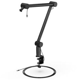 ENDORFY Studio Boom Arm USB-C, USB-B, Inklusive USB-C- und USB-B-Kabel, Studioeinsatz, interne Federn und Kabelführung, 360 Grad drehbar, inklusive 3/8″-auf 5/8″-Adapter, EY0A005