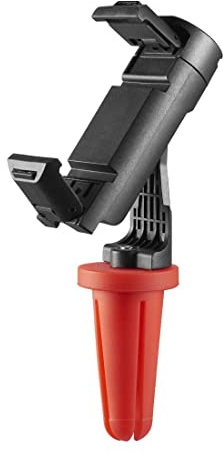 Hama Handyhalterung für Flaschen „Bottle Pod Fun“ (drehbares Handy Stativ, Stativaufsatz, Hochformat, Querformat, für Smartphones 5,8-8,5 cm, 1/4“ Gewinde, Klemmhalterung)