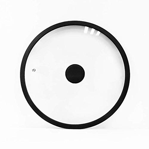 Coperchio Coperchio in Silicone per Uso Domestico Coperchio in Vetro temperato Coperchio Padella Wok Coperchio Antiaderente 24/26 / 28 cm Pentole da Cucina Dedicate (28 cm)