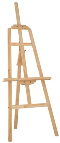 vidaXL Staffelei 53,5x95x127 cm Massivholz Kiefer