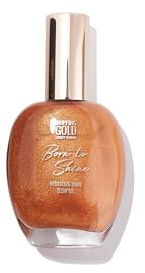 Born to Shine Körperöl Bronze | Feuchtigkeitsspendend | Schimmer-Effekt | Vegan | Pflegendes Glow-Produkt | Parfümfrei