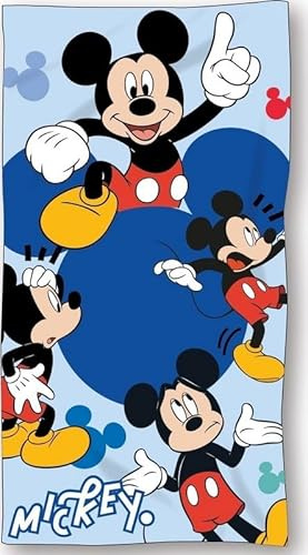 New Discount Strandtuch Mickey oder Badetuch, 70 x 140 cm (Mickey-Strandtuch)
