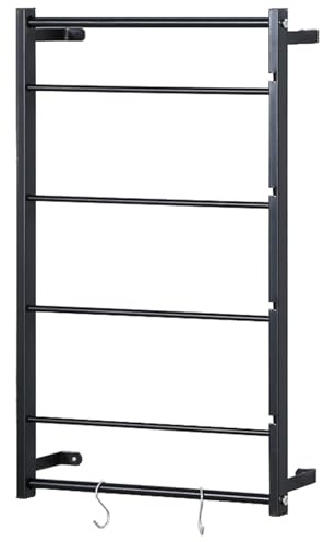 Schleifenband Halter Wandmontiertes Farbbandregal für Schlafzimmer, Bastelräume und Konditoreien, tragbares Metallspulenregal mit abnehmbarer horizontaler Halterung, 1/2/4/5 stufiges Edelstahl-Stangen