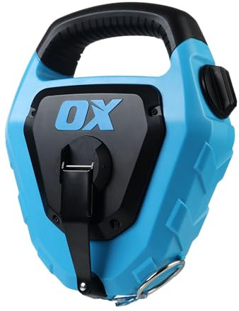 OX Pro 45.7m/50' ABS Giant Chalk Reel - Basic Extra Bold Line / 4:1 Gear Ratio