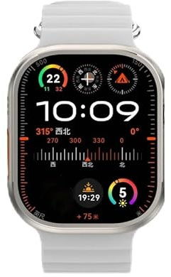 Microwear Ultra Ai 3 Smart Watch S10 Ultra Cámara giratoria de 180° G00gle Play GPS WIFI Pantalla Amoled HD Llamadas globales Reloj inteligente (Plata, 4+64GB)