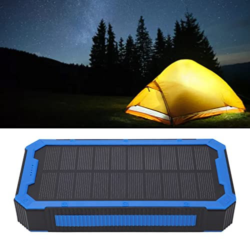 Banque D'énergie Solaire 36800mAh 36leds 4 Sortie USB Type C -entrée Batterie Externe Solaire pour Le Camping en Plein Air