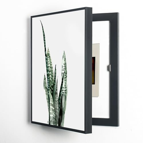 Cache Compteur Electrique Decoratif,Peinture DéCorative pour BoîTe à Compteur,Anti-PoussièRe,ImperméAble,Multifonctionnel Amovible,for Les Salons Et Les Bureaux
