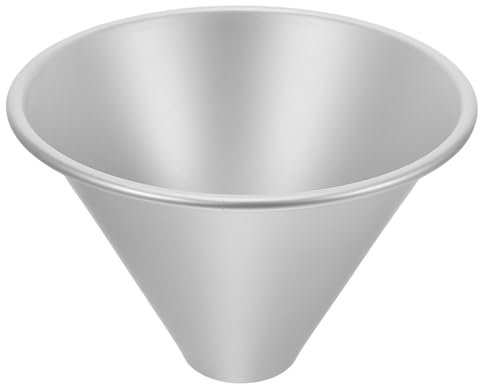ULTECHNOVO Molde de Pastel Forma de Cono de Aleación de Aluminio Antiadherente para Celebraciones Utensilio de Horneado para Fiestas y Cumpleaños