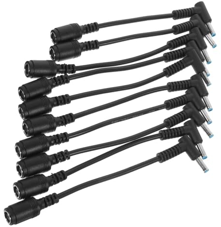 SEWACC 10pezzi Cavo di Conversione per Laptop da Adattatore da Femmina Maschio Cavo Convertitore di Alimentazione per Laptop Soluzione Pratica per Ricaricare