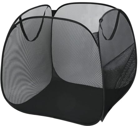 Cesta De Almacenaje Para Accesorios De Piscina,Contenedor Plegable con Bolsillo de Malla | Contenedor Juguetes Para Piscinas Exterior - para Pelotas de Playa Toallas Aros Inflables y Parque Acuático