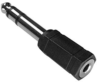 PremiumCord Adattatore da Jack Stereo da 6,3 mm a Jack Stereo da 3,5 mm, Maschio a Femmina