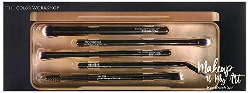 Essentials Makeup is My Art - Set de Brochas de Maquillaje de Ojos - Paleta con una Selección de Brochas Profesionales de Maquillaje - California Collection - Kit de Maquillaje Profesional