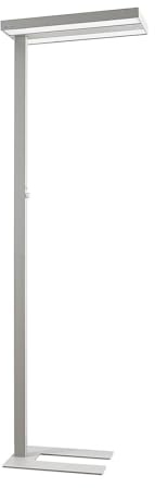Arcchio LED Büro Stehlampe dimmbar, Bewegungsmelder Tageslichtsensor Bürolampe Up and Down 8000lm 4000K Standleuchte Deckenfluter Home Office