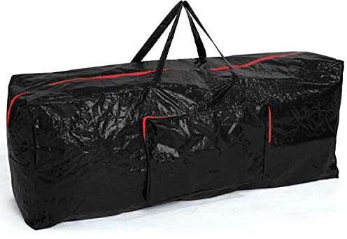 Ram® Extra große Aufbewahrungstasche für Weihnachtsbaum, geeignet für Bäume bis zu 2,1 m, mit Seitentasche