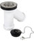 Cofan Sifón en Forma de Y | Con Salida de 40 mm | Válvula para Lavabo y Bidé Ø70 | Fabricado en Polipropileno | Junta Cónica reductora de Ø32 mm