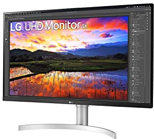 LG 32UN650P Monitor 32 UltraHD 4K LED IPS HDR 10, 3840x2160, 5ms, AMD FreeSync 60Hz, Audio Stereo 10W, HDMI 2.0 (HDCP 2.2), Display Port 1.4, AUX, Flicker Safe, Bianco