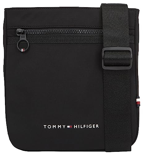 Tommy Hilfiger Herren Umhängetasche Skyline Crossover Mittelgroß, Mehrfarbig (Black), Einheitsgröße