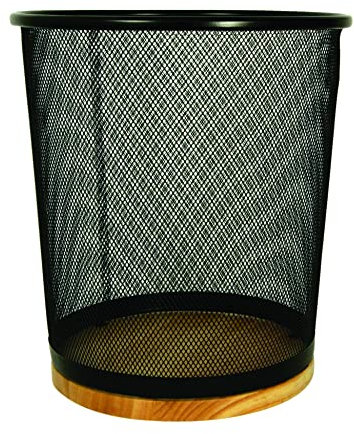 Corbeille à papier mesh/bois Sydney