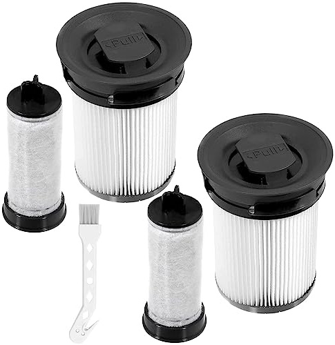 Staubsaugerfilter Kompatibel mit Miele TriFlex HX1 FSF Staubsauger,MYAYD 2 Stück Filter zubehör Feinstaubfilter Filterpatrone Ersatzteile Waschbarer Staubsauger Filter mit Bürste