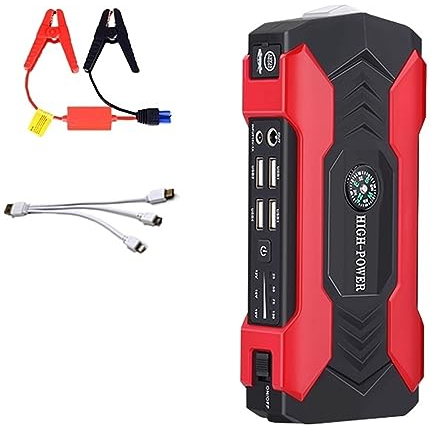 POEMAX 20000mAh Car Jump Starter Power Bank 200 600A Caricabatterie Portatile Car Booster 12V Dispositivo di Avviamento Automatico Batteria di Emergenza Car Start (Size : LED Display)