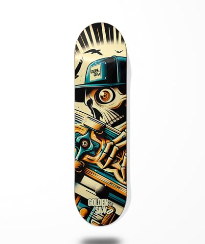 Golden Sand Skateboard Deck Benihana 8.375