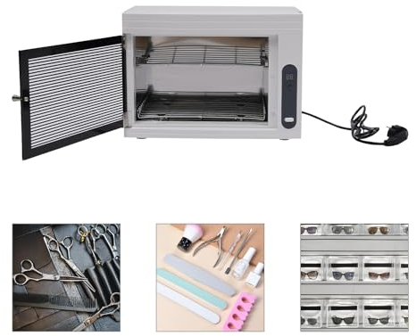 Shiyinge 6W Disinfection Kasten UV Handtuchsterilisator FüR Nagelpflege Sterilisator Werkzeug Desinfektion Sschrank Sterilizer Box Multifunktional Pro Sterilisation Effiziente Kabinett Weiß